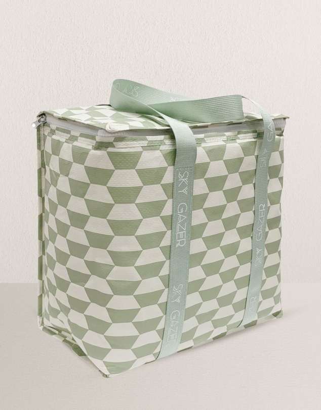 Sky Gazer - Insulated Freezer Shopping Bag - Green