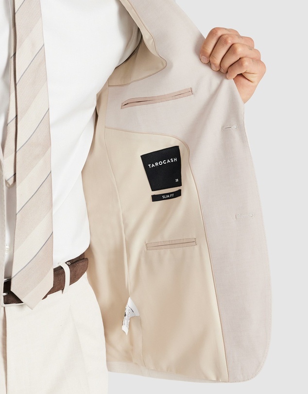 Tarocash - Jaeden Slim Linen Suit Jacket
