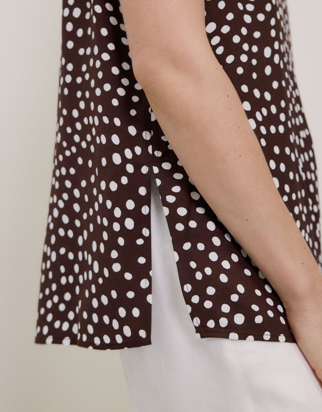 Trenery - Elorie Longline Tank in Coffee
