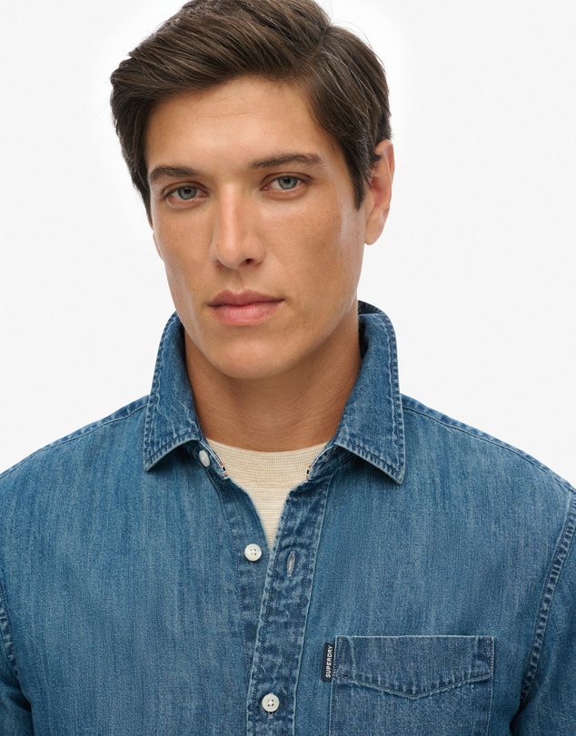 Superdry - Essentials Long Sleeve Denim Shirt