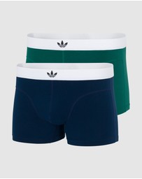 adidas Originals - 2 Pack Comfort Flex Cotton Body Lines Trunk Underwear