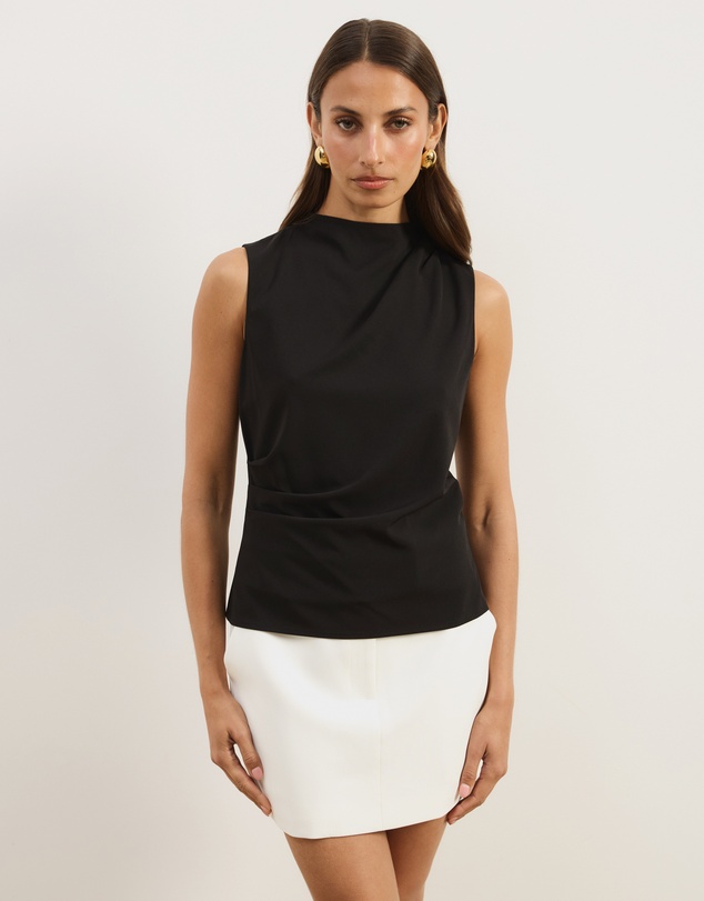 Atmos&Here - Veya Sleeveless Draped Top