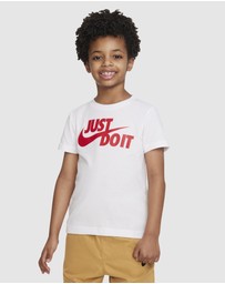 Nike - Split Swoosh Logo Tee - Kids
