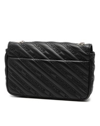 Pre-Loved by Azura Reborn - Pre-Loved Embossed Leather Allover Logo BB Wallet on Chain