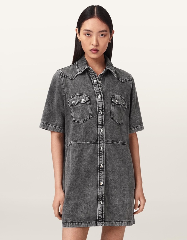 AllSaints - Rock Denim Dress