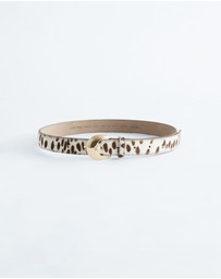 & Other Stories - Cow-Print Leather Belt