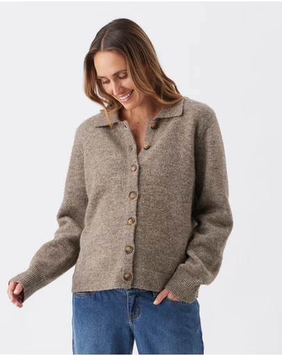 Ripe Maternity - Brodie Collared Cardigan