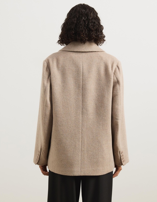 Atmos&Here - Ethel Wool Blend Oversized Blazer