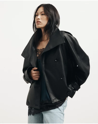 Witchery - Funnel Neck Trench Coat