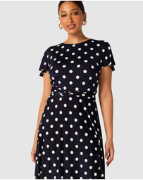SACHA DRAKE - Reverse Wrap Midi Dress