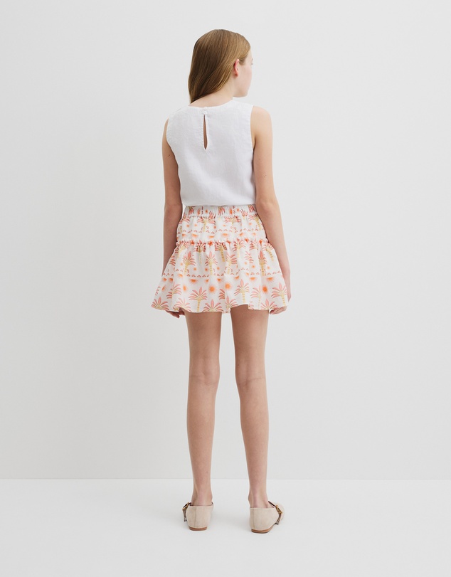 Country Road - Sunset Print Skirt