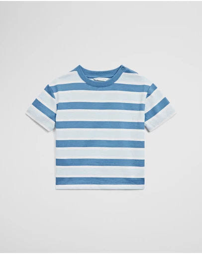 Country Road - Oversized Stripe Short Sleeve T-shirt