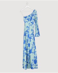 Revibe - Repaired KIVARI Juniper One Sleeve Maxi Dress - AU 6