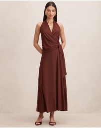 Forever New - Aaliyah Wrap Halter Neck Midi Dress