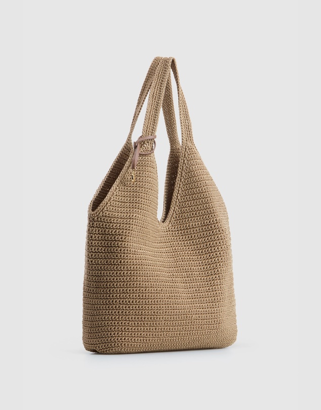 Laura Jones - Rayon Crochet Tote Bag