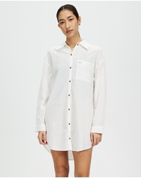 Brixton - Vintage Linen LS Shirtdress