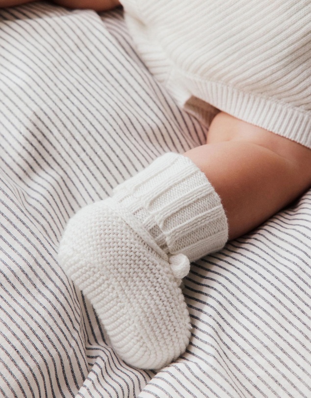 Cotton On Kids - Baby Organic Blend Knit Booties