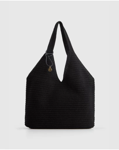 Laura Jones - Rayon Crochet Tote Bag