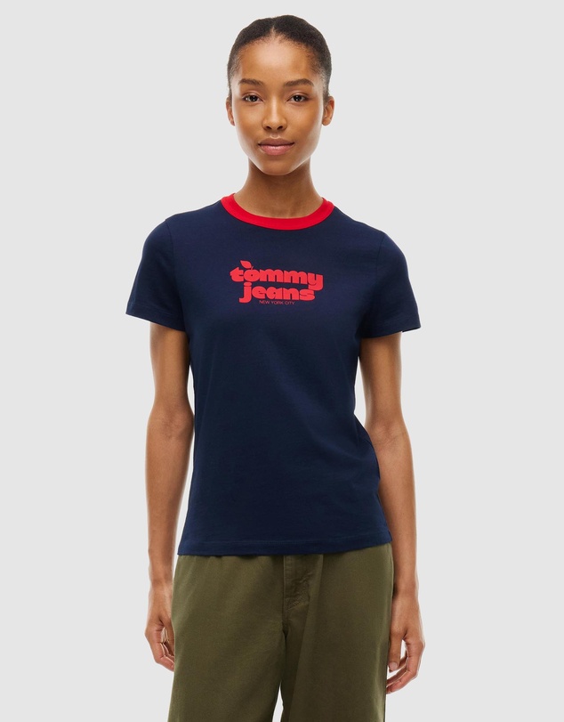 Tommy Jeans - Regular Novelty Ringer Tee