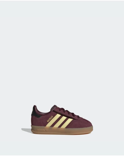 adidas Originals - GAZELLE INDOOR COMFORT CLOSURE ELASTIC LACE SHOES Infants