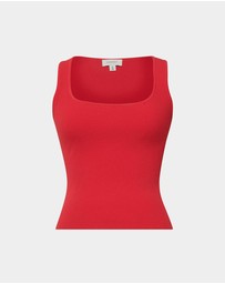 Forcast - Vivi Rib Knit Tank Top