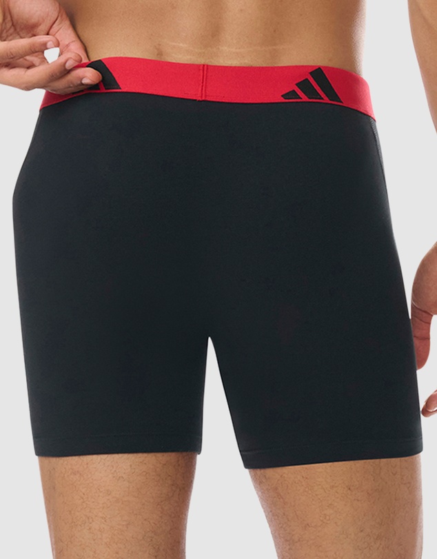 adidas Sportswear - 3 Pack Active Flex Cotton Boxer Brief Underwear