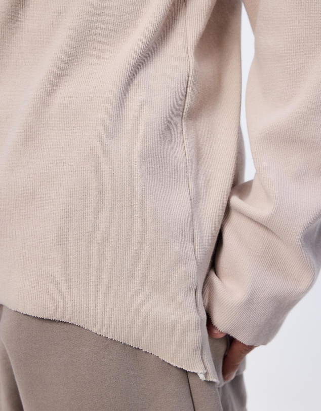 Surrounded By Ghosts - The Lodestone Rib Knit Long Sleeve Tail T-Shirt