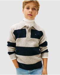 Tommy Hilfiger - Wool Blend Rugby Sweater - Teens
