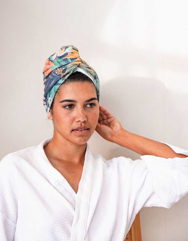 Sky Gazer - Quick Dry Hair Wrap- Twilight