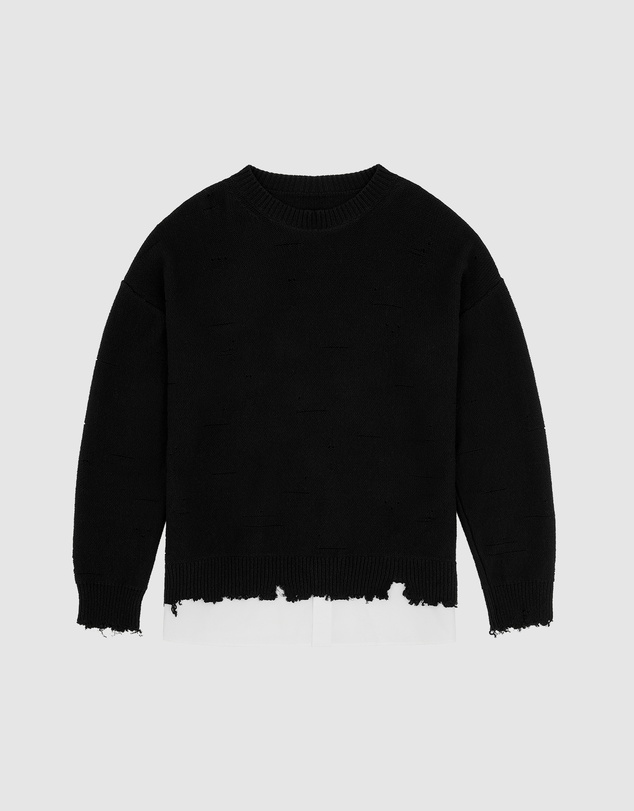 MM6 Maison Margiela - Distressed Hem Sweater