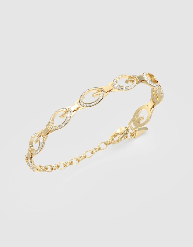 GUESS - GUESS Ladies Gold-Tone 8mm Multi G Camden Bracelet
