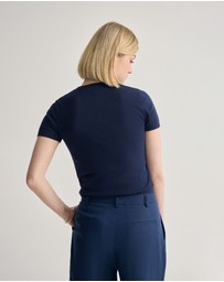 Oxford - Olivia Crop Cashmere Knit