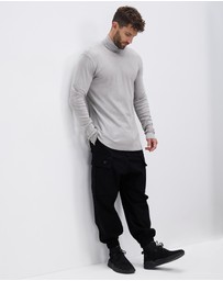 Surrounded By Ghosts - The Atacamite Rib Knit Turtle Neck T-Shirt