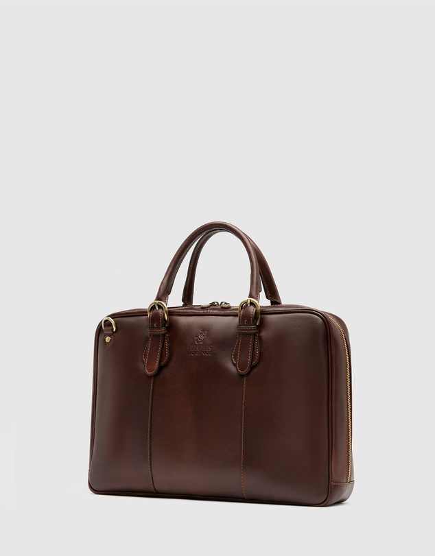 Republic of Florence - The Madrid Matt Choc Laptop Case