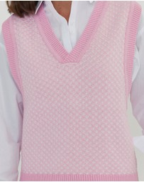 ALEXANDRA - Lula Knit Vest Pink