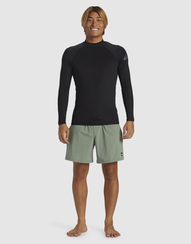 Quiksilver - Mens Everyday Heat Long Sleeve UPF 50 Surf T-Shirt
