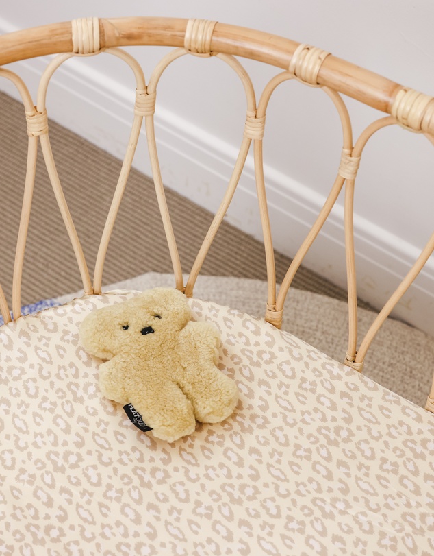 SILK MAGNOLIA - Pure Silk Fitted Bassinet and Cot Sheets