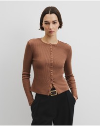 Country Road - Long Sleeve Button Through Top