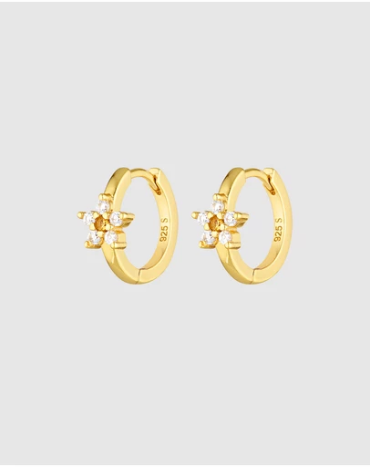 HOUSE OF SLANI - Daisy Flower Hoops
