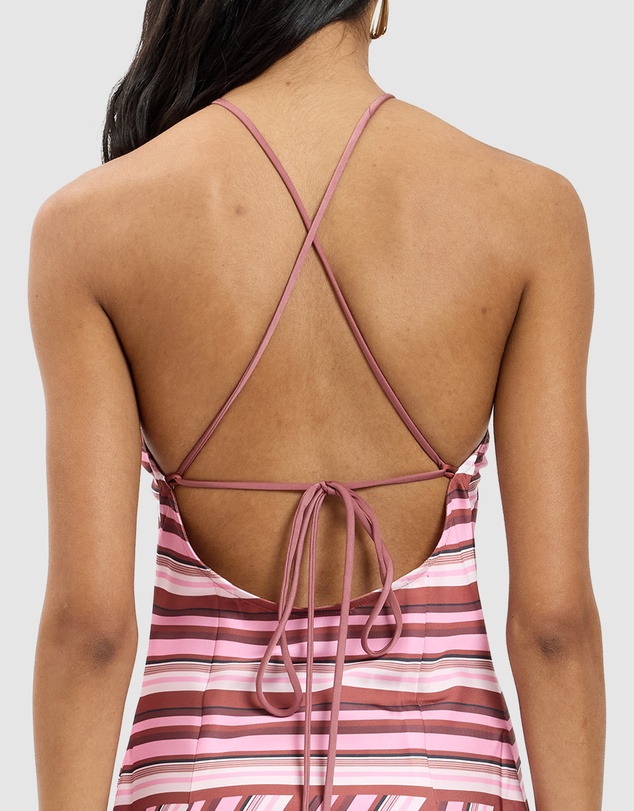 With Harper Lu - Halter Maxi Dress