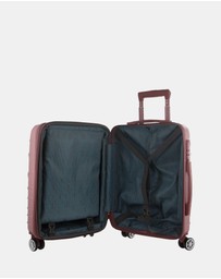 Pierre Cardin - Pierre Cardin Palais Hard Shell Medium and Cabin 2-Piece Set + Luggage Tag