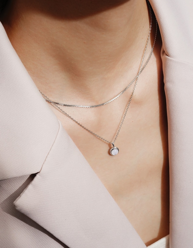 Ania Haie - Ania Haie Silver Flat S Link Chain Necklace