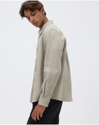 AERE - Euro Resort Linen LS Shirt