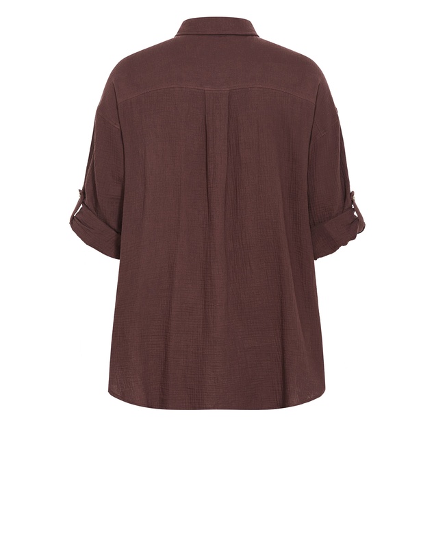City Chic - Poolside Cover Up Shirt