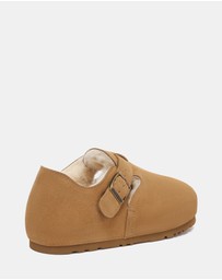 EVERAU - EverAU Ugg Hazora Cow Suede Upper Loafer Oxfords Flats