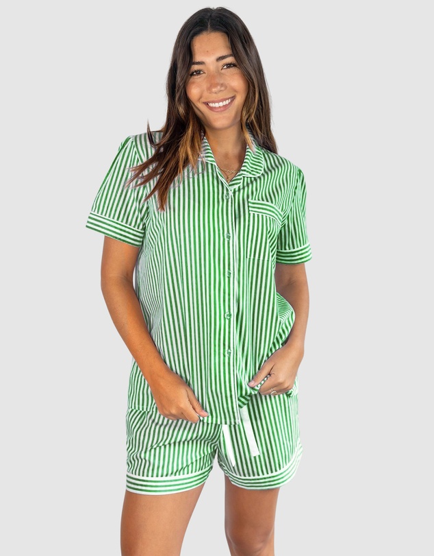 Sant And Abel - Women’s Braddock Green Short PJ Set