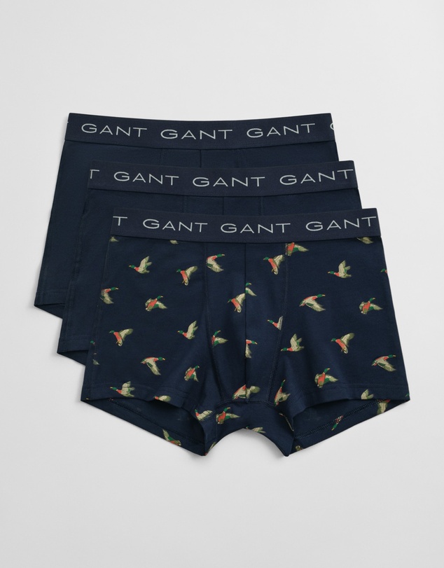 Gant - 3-Pack Duck Printed Trunks