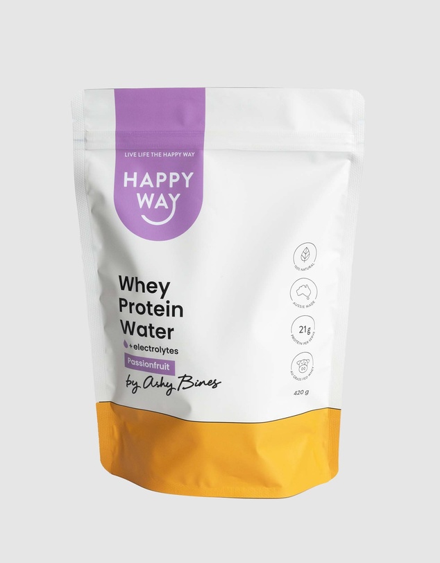 Happy Way - Ashy Bines Passionfruit Whey Protein Water Powder