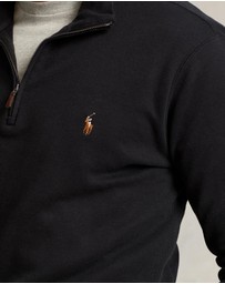 Polo Ralph Lauren - ICONIC EXCLUSIVE - Big & Tall Estate-Rib Quarter-Zip Pullover