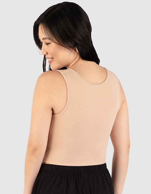 B Free Intimate Apparel - Cotton Chest Binder Crop Tank